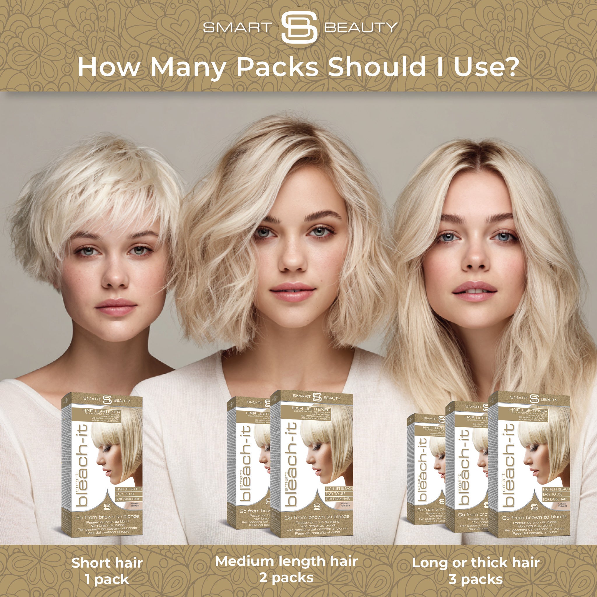 No.2 Smart Blonde Hair Bleach Kit for Blonde Hair