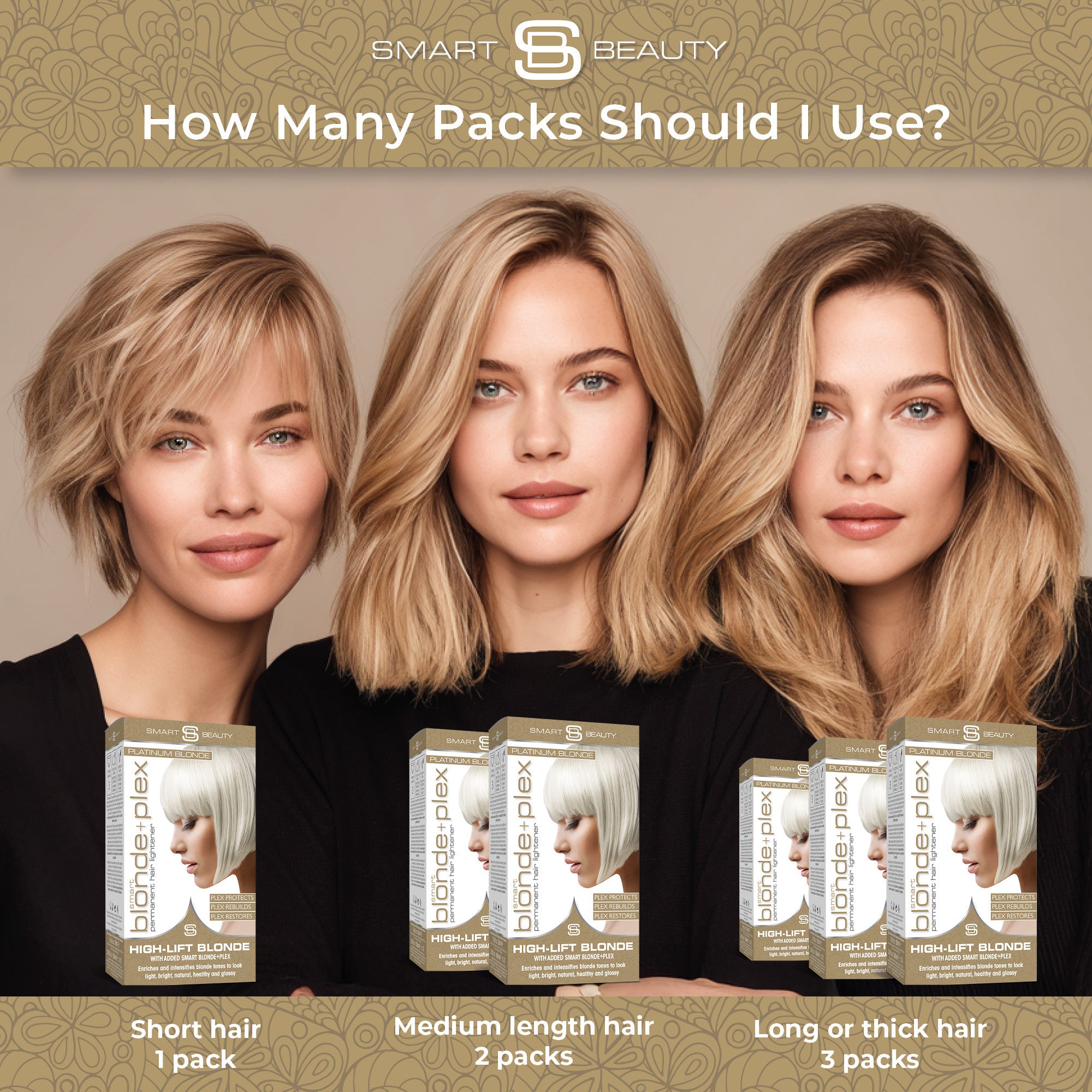 Platinum Blonde Hair Dye with Added Plex Hair Care Conditioner, Permanent Hair Colour